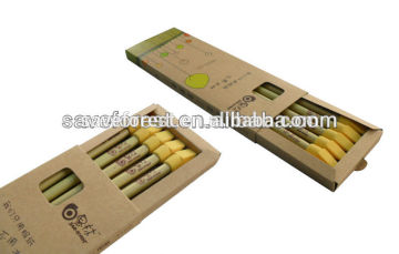 kraft paper box packing kraft paper pencil with big eraser