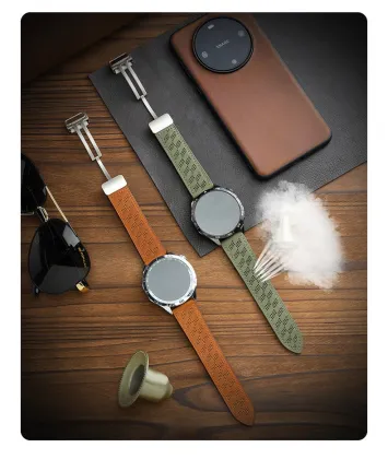 Classic Leather Strap for Huawei Watch GT 2e GT2 42mm 46mm - Luxury Bracelet