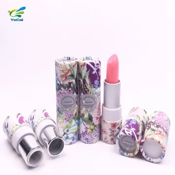 Factory made eco-friendly private label cosmetic tube packaging lipstick container paper lipstick tube