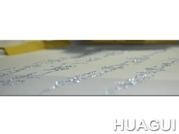 Automatic Wilcom 2heads 2 Color Print Decor Rhinestone Setting Machine For Wedding Dress
