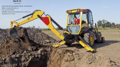 Heavy-duty backhoe loader for mining industry