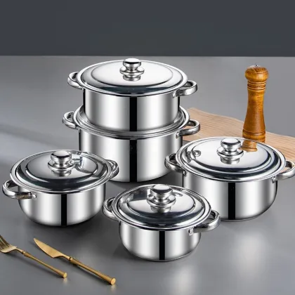 Carote Caraway Cookware Set: Non-Stick Soup Pots and Pans, Dinner Sets & Kitchen Accessories