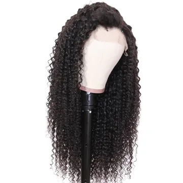 2021 Trending Style Kinky Curly Lace Frontal Wig Raw Indian Virgin Human Hair Wigs Wholesale Swiss Lace Closure Wigs For Women