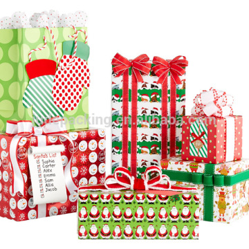Factory hotstamping glitter gift wrapping paper