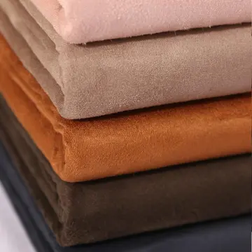 Suede plain dyed