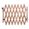 Pet Gate fence Wooden Retractable Dog Sliding Door