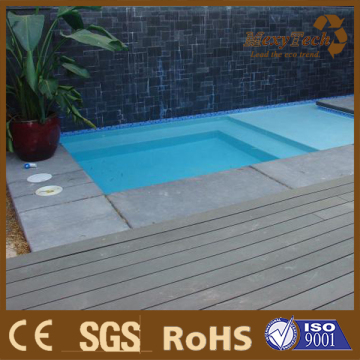 outdoor swimming pool,hotels landscape application wpc flooring plank