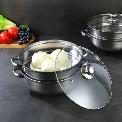 Multi-function Double Layer Steamer Pot Soup Pot