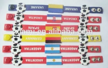 high sale princes style embossing beautiful girl embossed pvc bracele