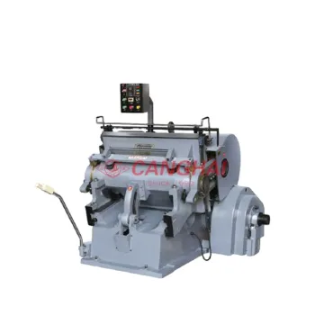Semiauto paper die punching machine for corrugated packaging
