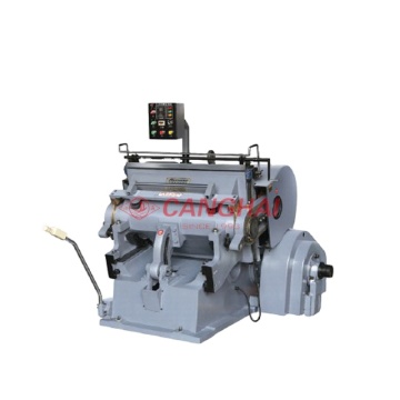 Semiauto paper die punching machine for corrugated packaging