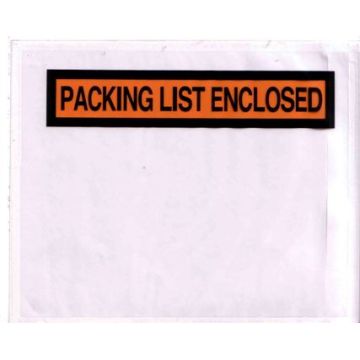 4.5x5.5inch side loading Packing list envelope