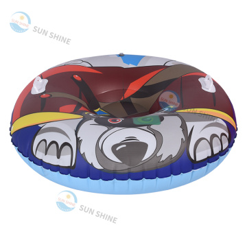 47 Inch inflatable round snow tube