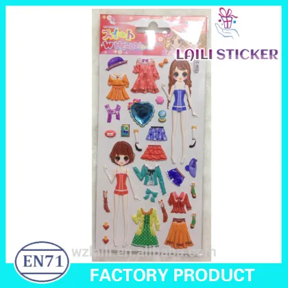 3d foam sticker /puffy sticker