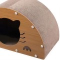 고양이 Scratcher 해먹 다층 점프 플랫폼 콘도 둥지 등산 프레임 나무 모양 골판지 표면 실내 카톤 완구