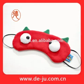 Eye Balls Design Red Cotton Sleep Cover Eye Mask