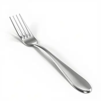 Sliver grey dessert fork