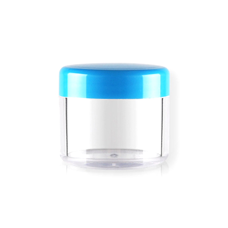 Hersteller 5 g 10 g 15 g 20 ml 25 ml 30 ml leerer Kunststoff farbiger Reisen Aufbewahrung Minimalistische Creme Mini -Jar -Kosmetik