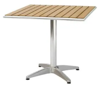 aluminum nonwood table