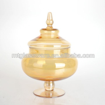 Mintao Custom high quality glass lockable candy jar