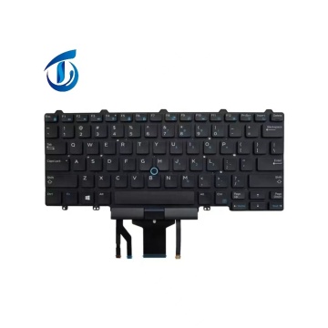 Nuevo reemplazo del teclado de la luz de fondo para Dell Latitude E5450 E5470 E7470 E5480 E5490 (0D19TR)