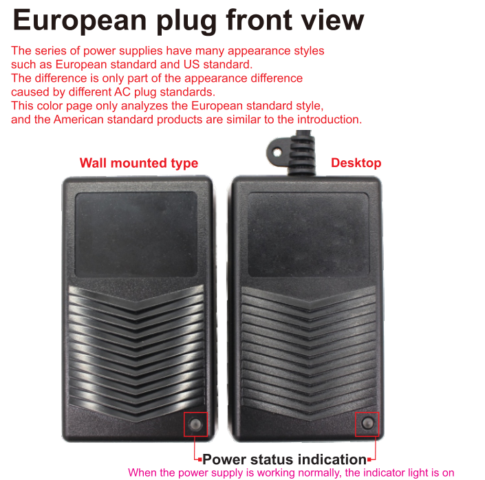 POE european plug front view