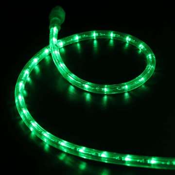 110V LED Rope Rope Lights สำหรับปาร์ตี้และงานตกแต่งกลางแจ้งในร่ม/กลางแจ้ง