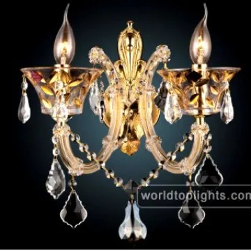Indoor Crystal Wall Lighting  with Candle Bulbs