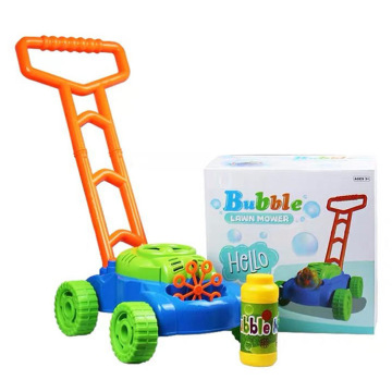 Electric Bubble Machine and Lawn Game Playset for Toddlers and Kids