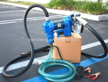 USA Gasoline Petrol Transfer Pump 4m delivery hose manual gun Yellow Red Blue color