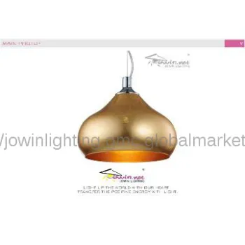 Heart Shape Glass Golden Modern Lamp