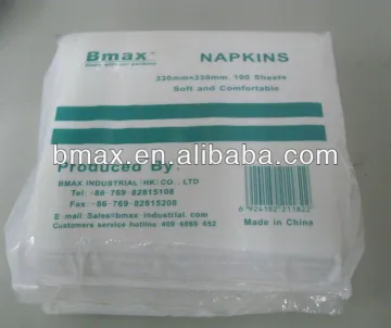 logo printed napkin tissue