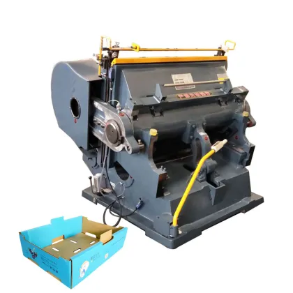 High Speed Die-cutting Automation: Cardboard Carton Creasing & Die-cutting Machine for Corrugated Cardboard Cutting