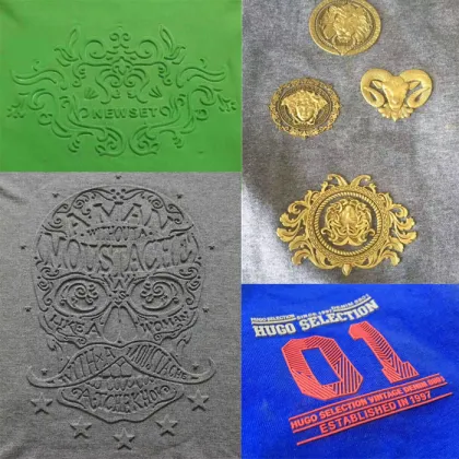 Two Heads Garment Patch Heating Press Machine