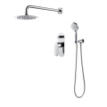 Chrome Wall Mount 3 Piece Shower Faucet