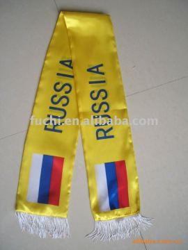 2011 hot football scarf for fans with customize logo