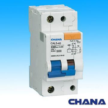 RCCB Circuit Breaker with Overcurrent Protection