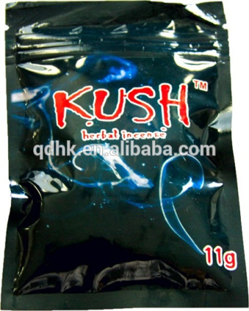 11grams Kush herbal incense bag,pure evil herbal incense bag