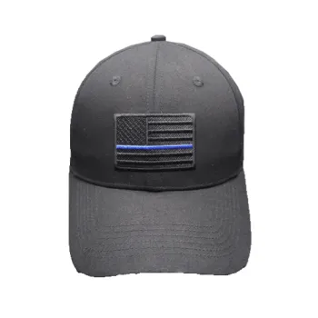 Summer Accessories: Thin Blue Line Baseball Hat, Women's Snapback, Beach Beret, and Cowboy Style Collection