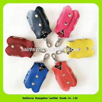 Made In China Genuine Leather Key Ring Credit Card Holder 16701