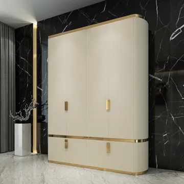Modern Wooden Bedroom Closet Wardrobe Cabinet