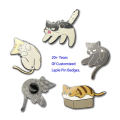 Fashion Design Cat Pin Accessoires dekorieren Kleidung Hüte