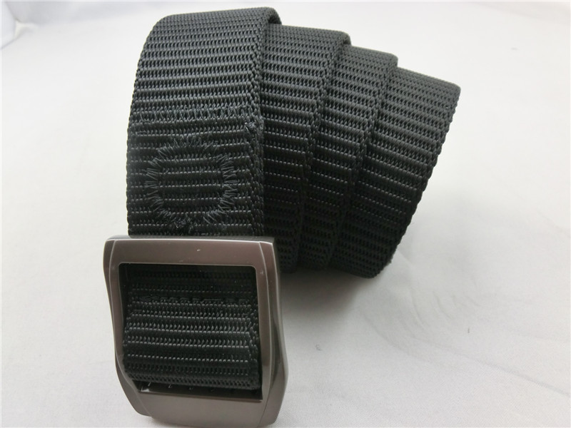 Black Nylon Belt Men's Sport Belt Yd-05