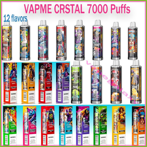 Vapme Crystal 7000 Puffs Glowing Vape Portugal Wholesale