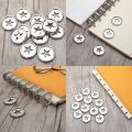 1pcs 28mm Notebook Mushroom Hole Button Plastic Accessories Button Loose Book Discs A5 Book DIY Discbound Buckle Binder