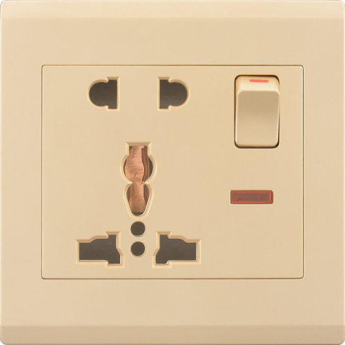 uk electrical wall switch socket 5pin