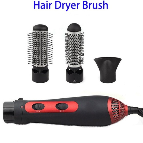 Hair Dryer Professional Rotating Hair Styling Tools Blowing Hot Air Hair Brush with 2 Combs 2 Speeds 3 Heat Settings