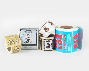 Custom Adhesive Label Sticker for Bottles in Roll