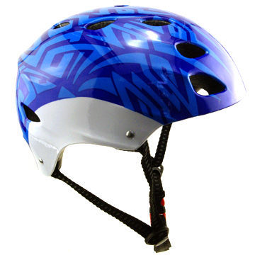 Adult custom speed skating helmet with RoHS mark