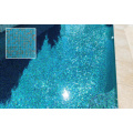 Stained Blue Mirror Glass Mosaic Flooring Pool Tiles